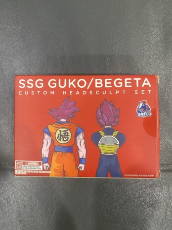 Demoniacal Fit- SSG Son Goku & Vegeta Head Sculpt Red Hair