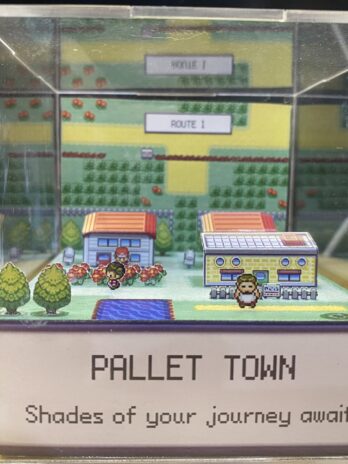 Hàng Handmade- Hộp decor Pokemon Fire Red/Leaf Green: Pallet Town