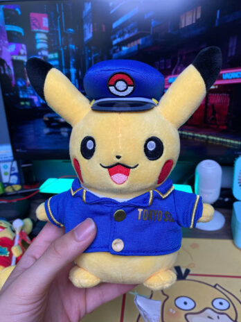 Pokemon Center Pikachu Tokyo Station Conductor Plush