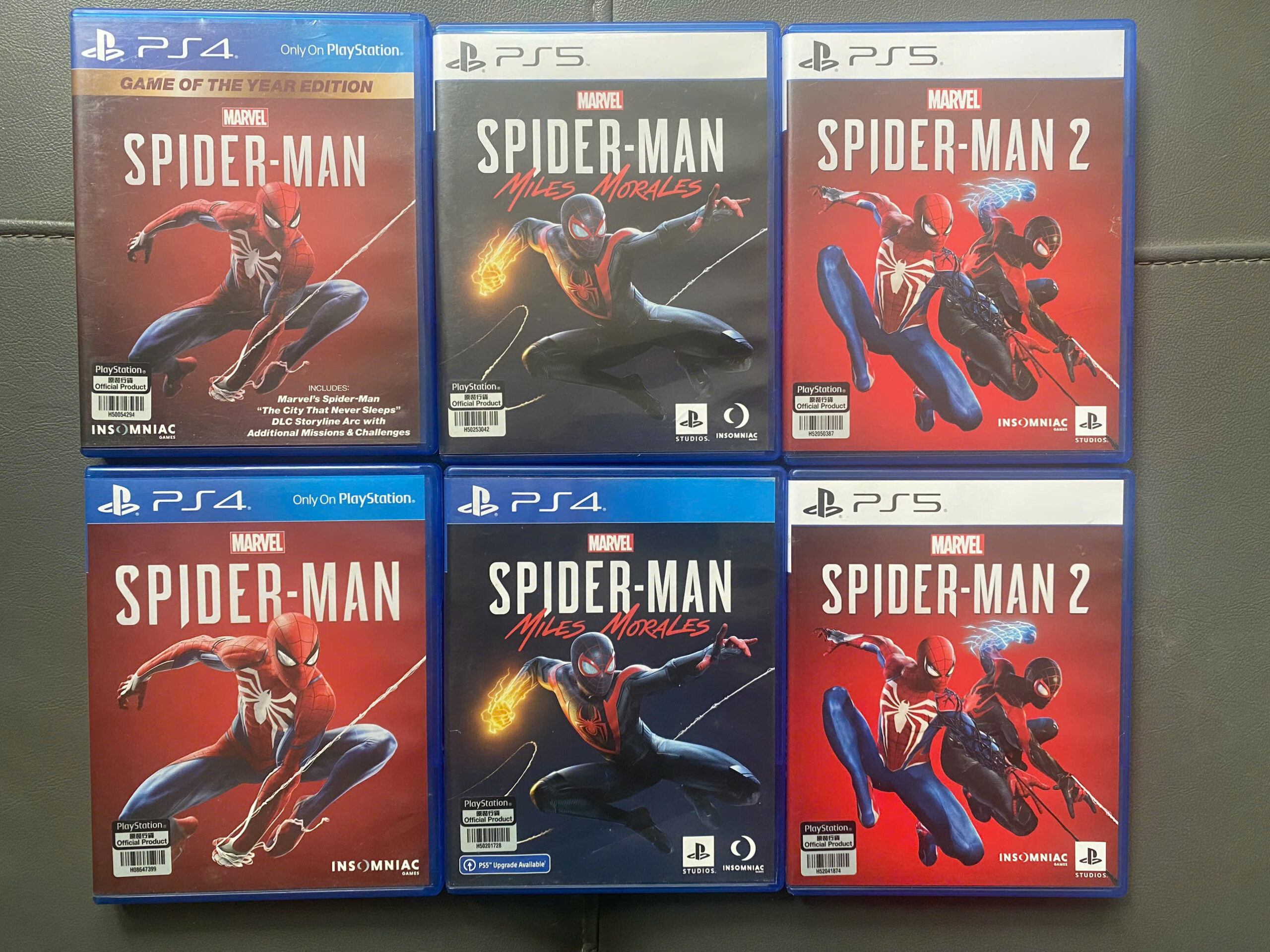 Full Set Marvel's Spider-Man (Insomniac)