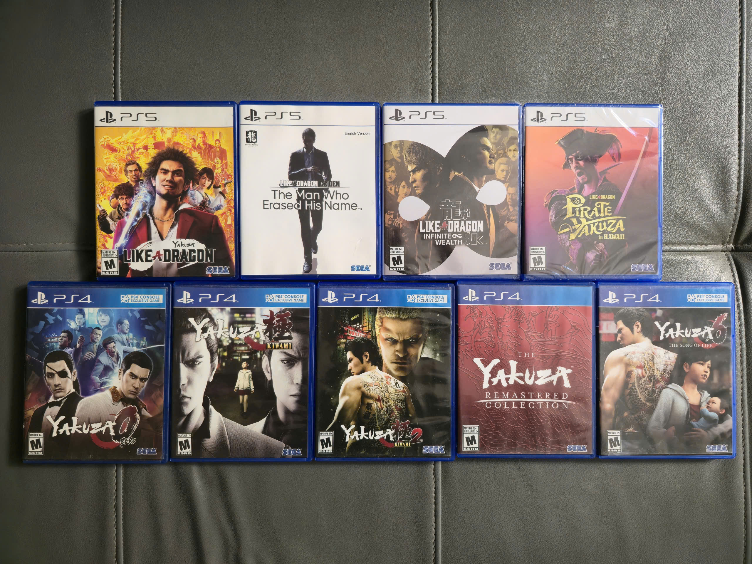 Full set series Yakuza (main game)