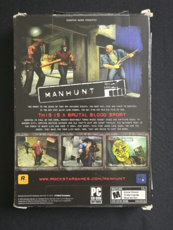 Manhunt VHS Box