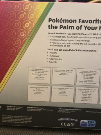 Costco Pokemon Scarlet & Violet 151 Mini Tin 5-pack (Magneton)