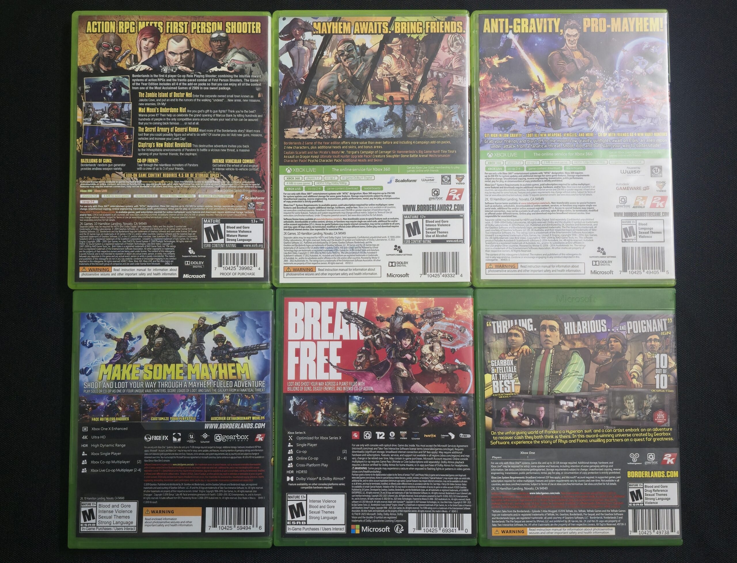 Fullset main game series Borderlands - Image 2